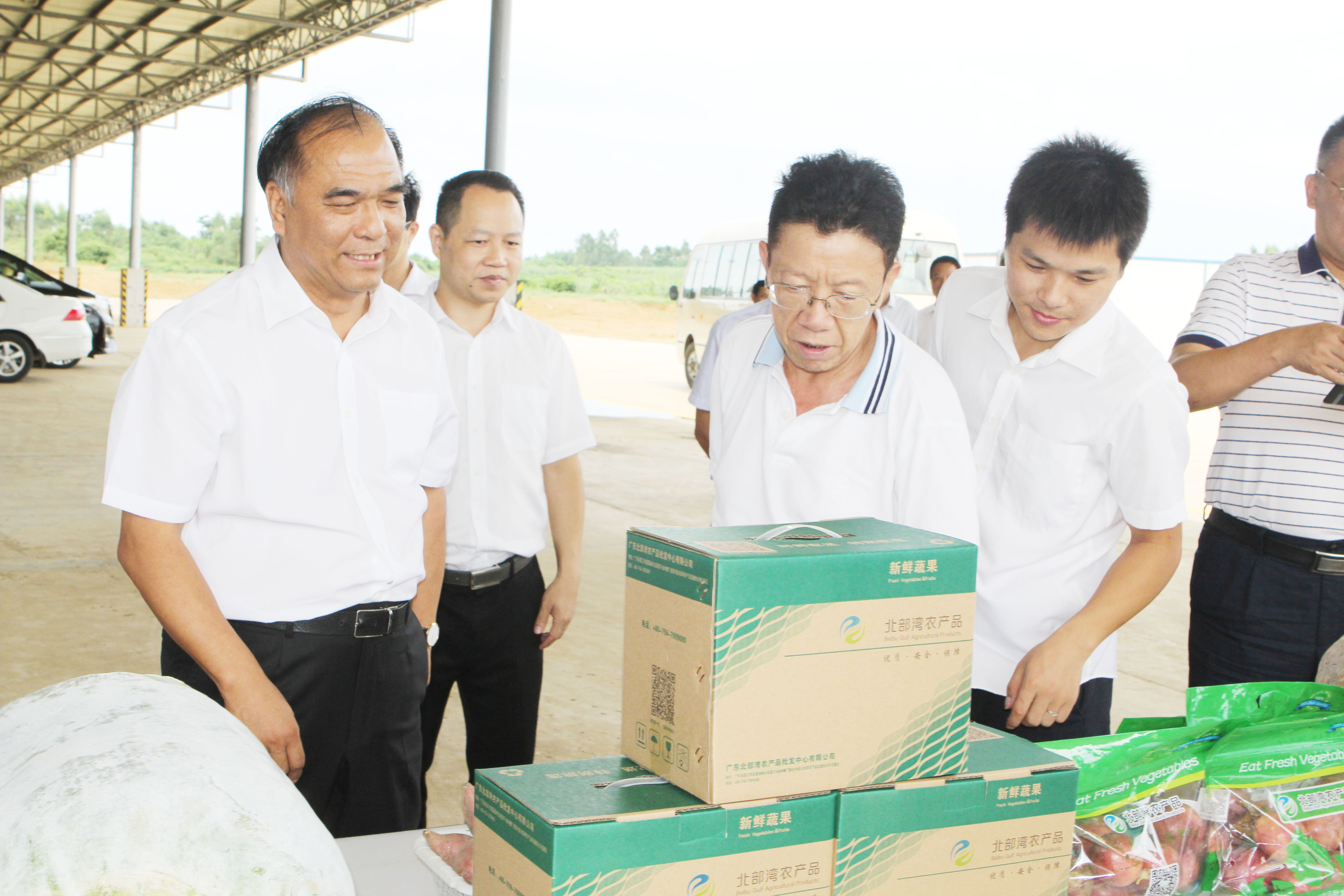 湛江市人大常委会党组书记,常务副主任郑日强率队到北部湾示范园区